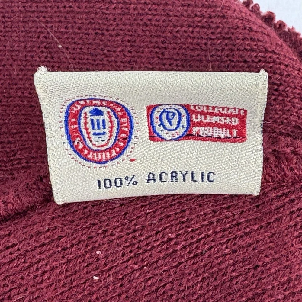 Top of the World Oklahoma Sooners Hat Unisex OS Beanie Maroon Acrylic NCAA Sport